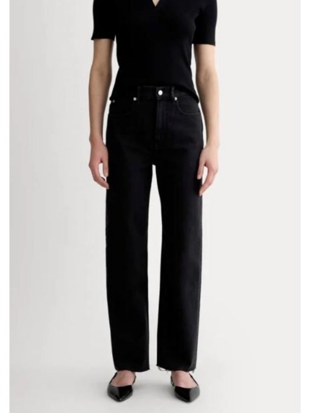 Everlane The Way High Jean Coal Black Size 29 Regular NWT